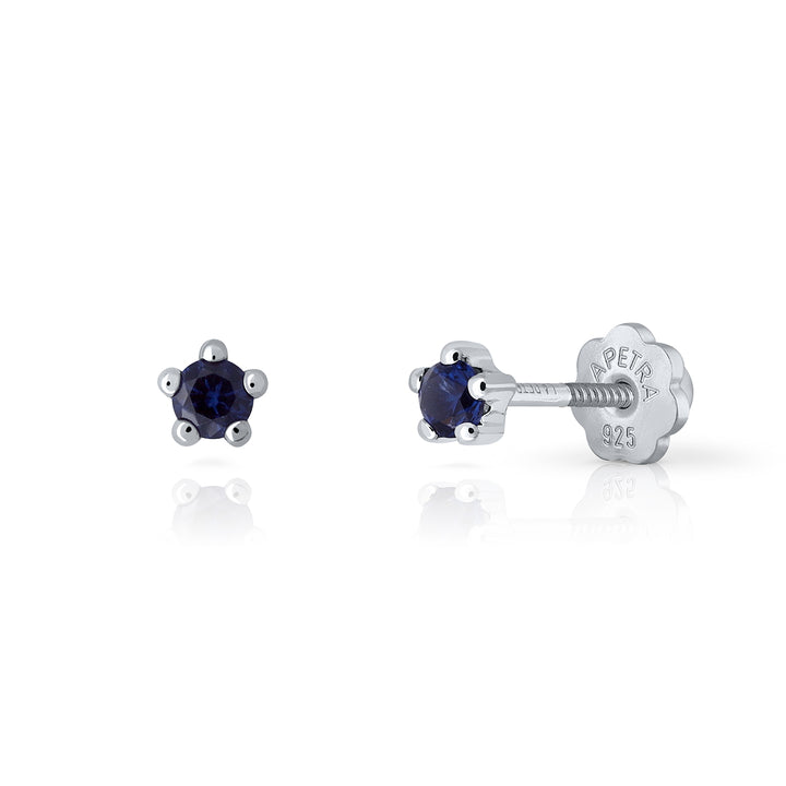 Pendientes Brilli Brilli 5 Redodndo S zafiro