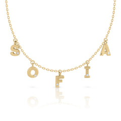 Collar oro Lilly Letters