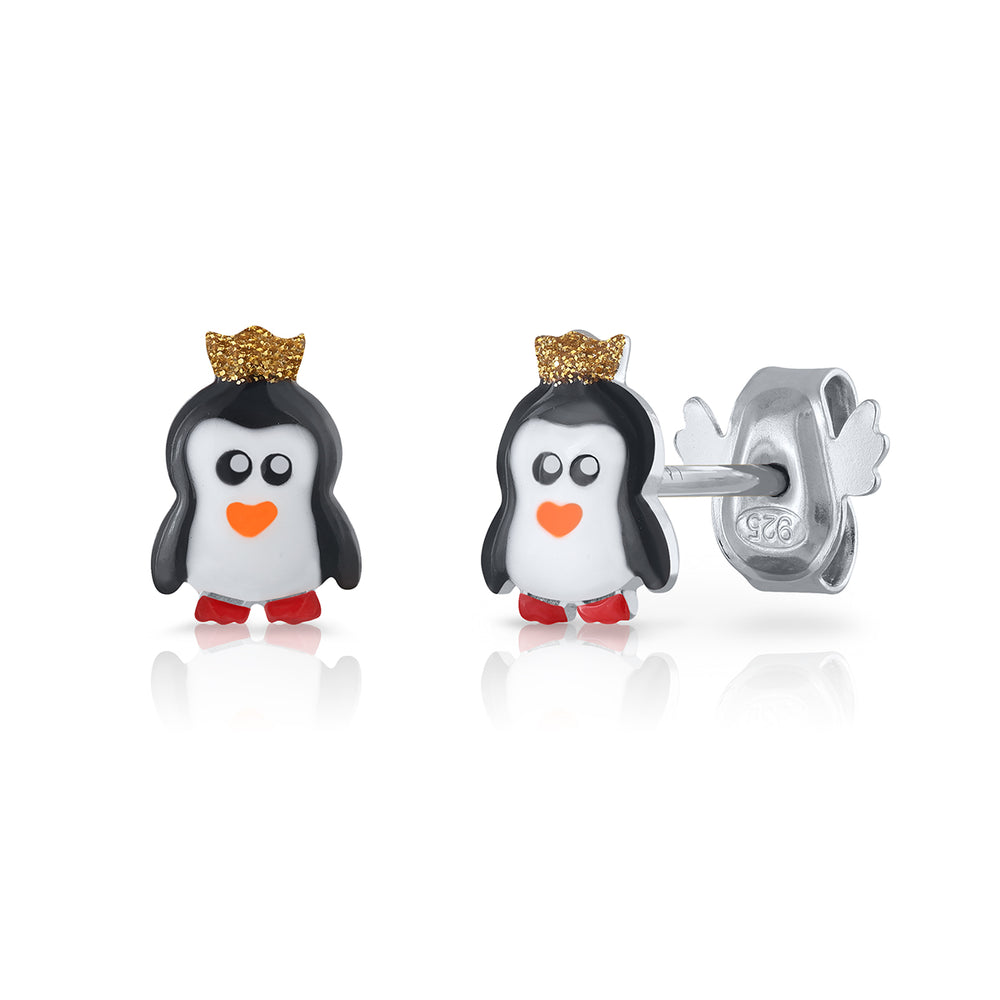 Brincos Pinguim Encantado de Pressão