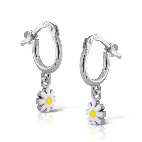 Mini Hoop Enamel Pandereta- Marguerite