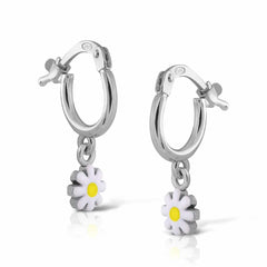 Mini aritos Pandereta margarita