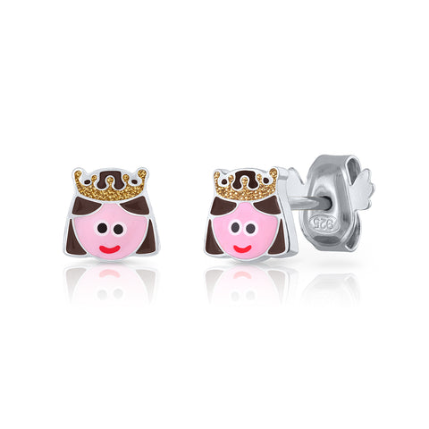Princess Face Pressure Earrings