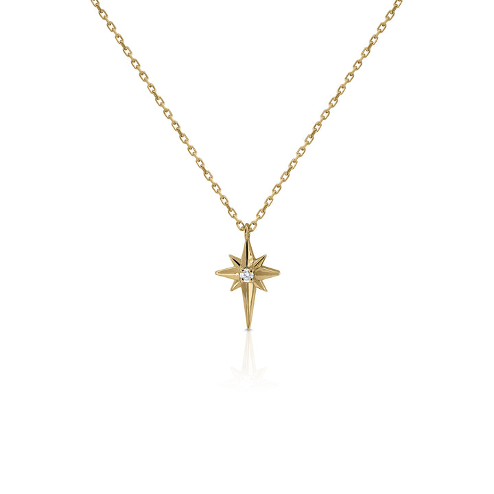 Collar oro diamante Estrella de Belén