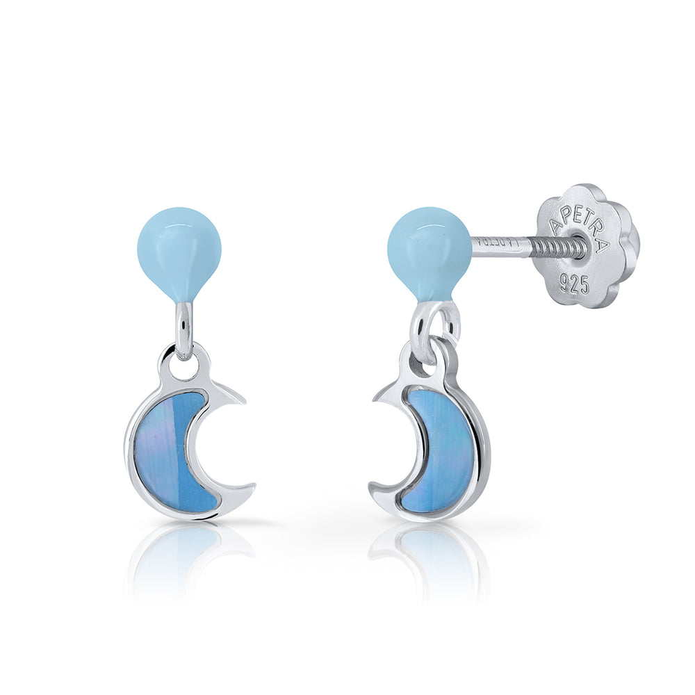 Pendientes Bolitas Teenies luna