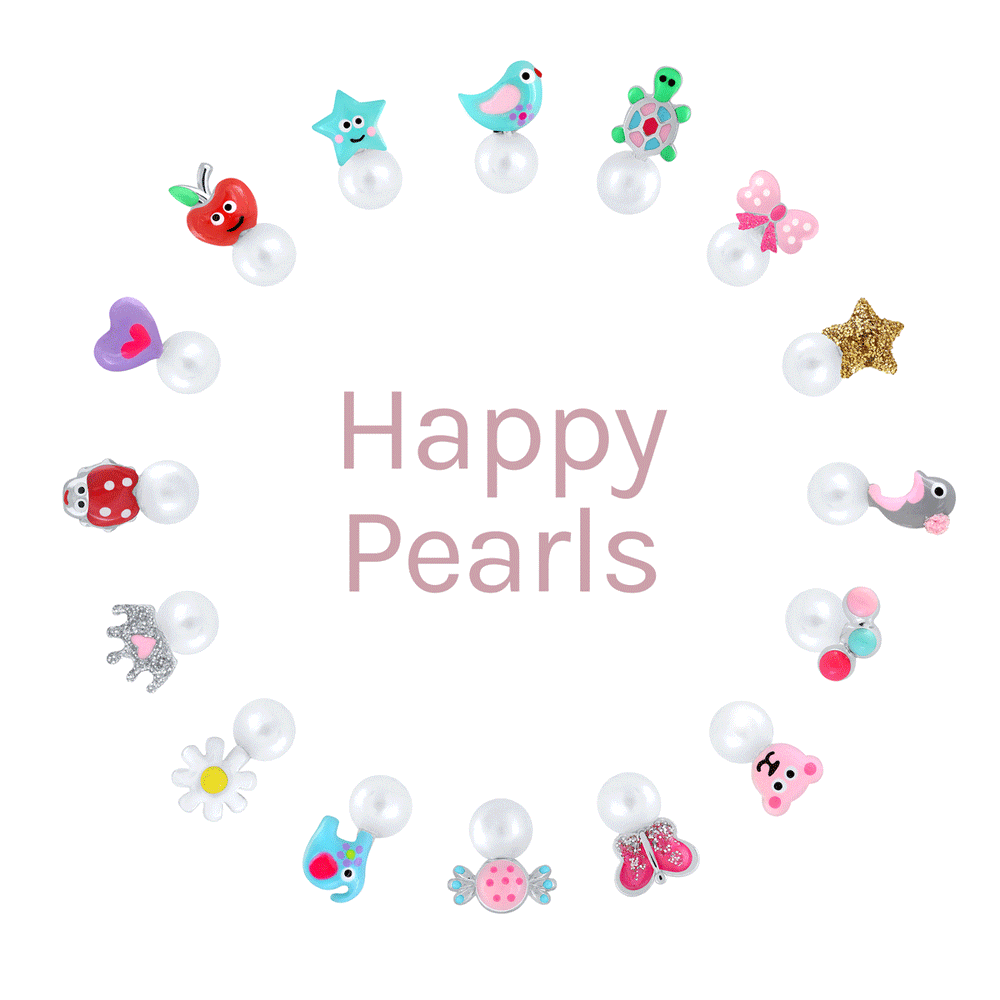 Brincos Happy Pearl Caramelo