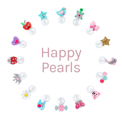 Pendientes Happy Pearl Caramelo