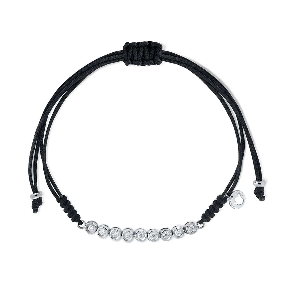 Pulsera chaton diamantes blanco