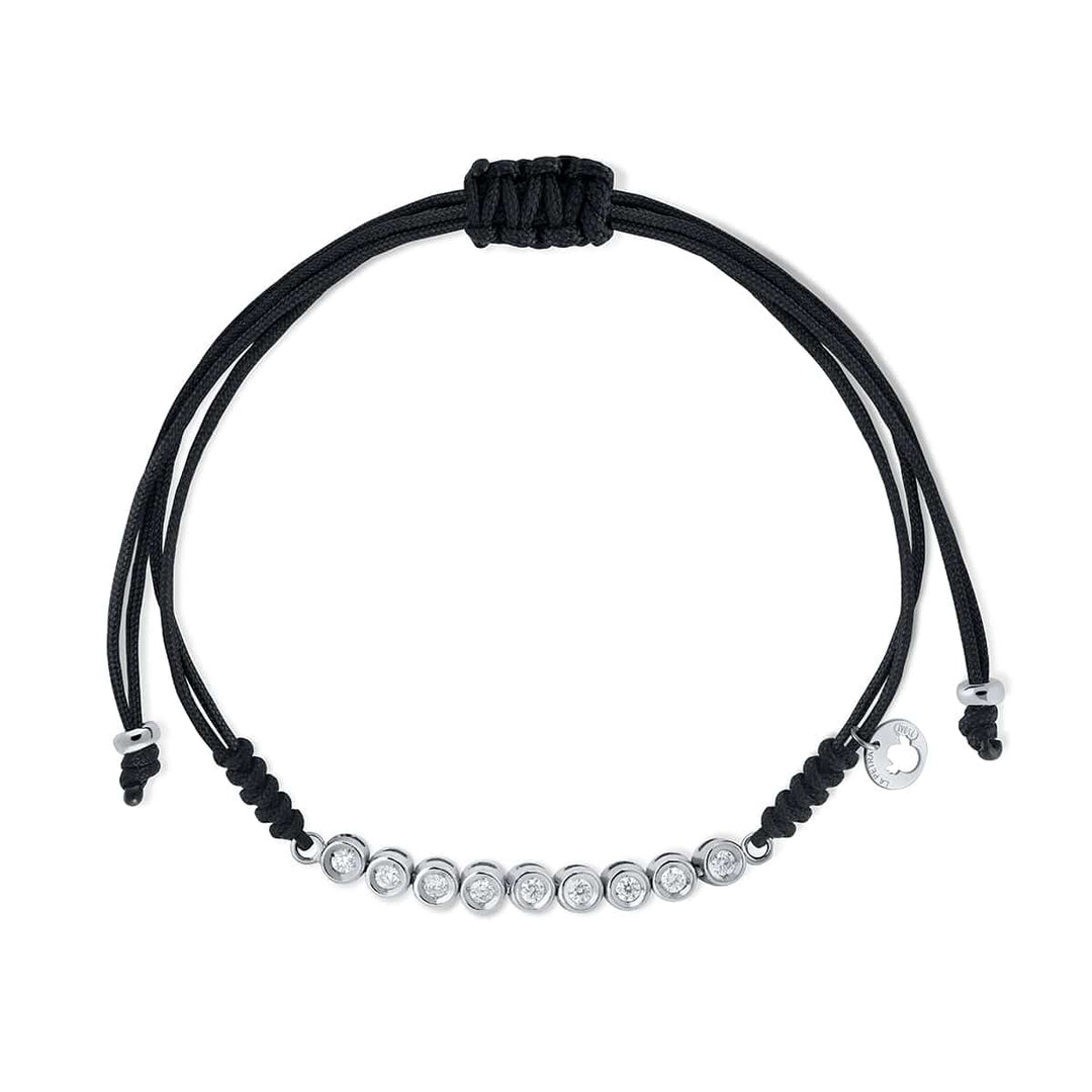 Pulsera chaton diamantes blanco