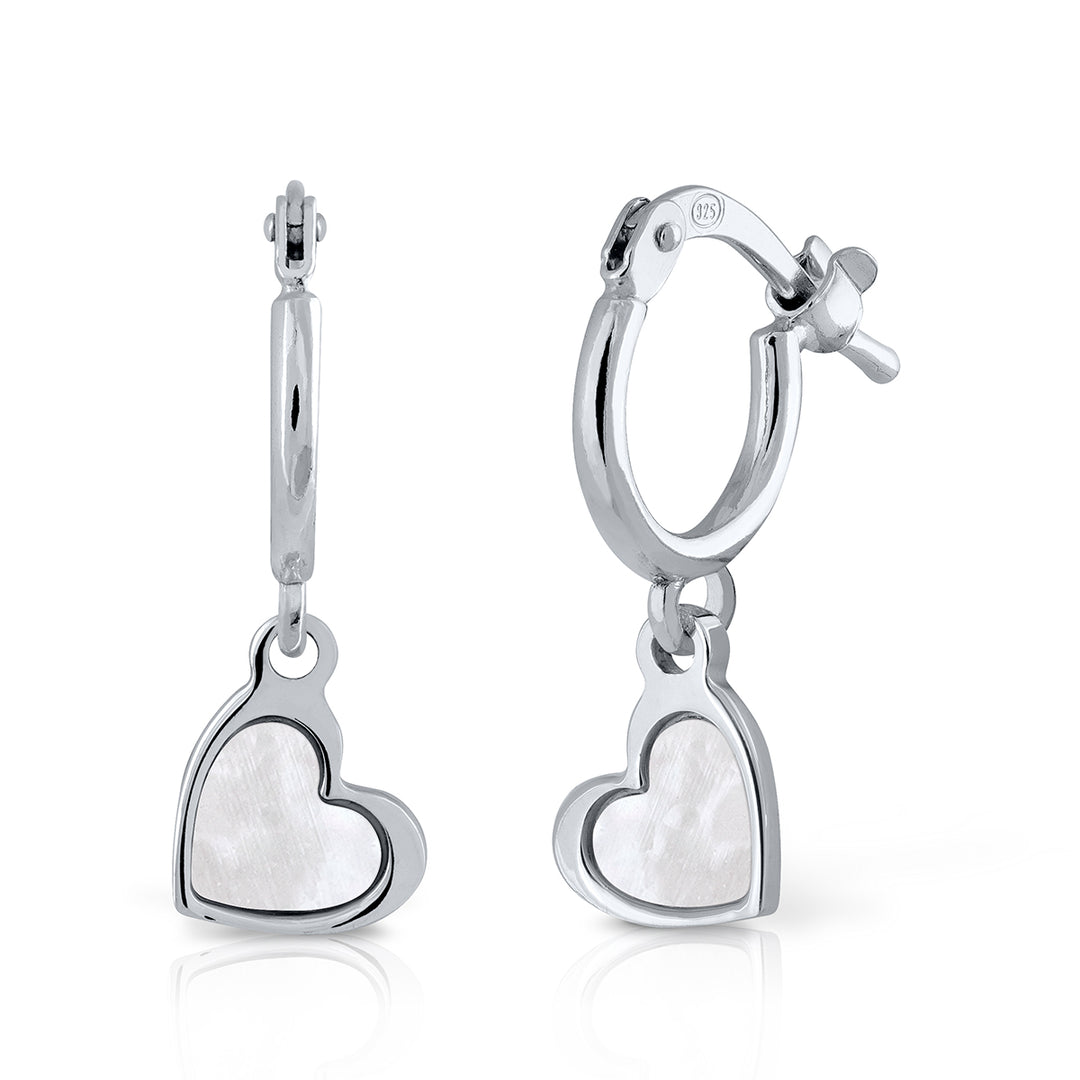 Teenies Collection Mini Hoop - Love Heart