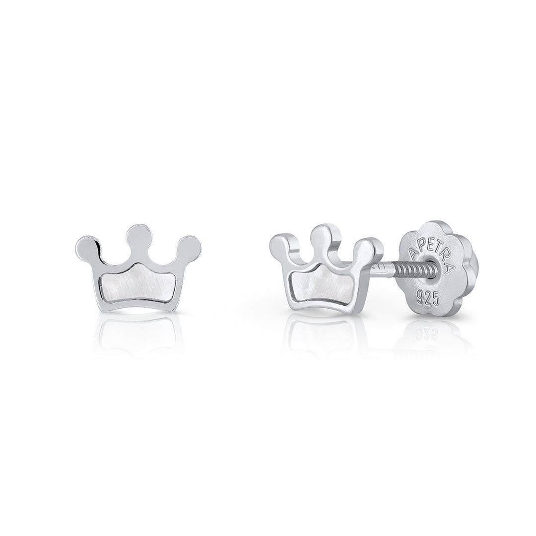 Mini Teenies Collection Earrings - Crown