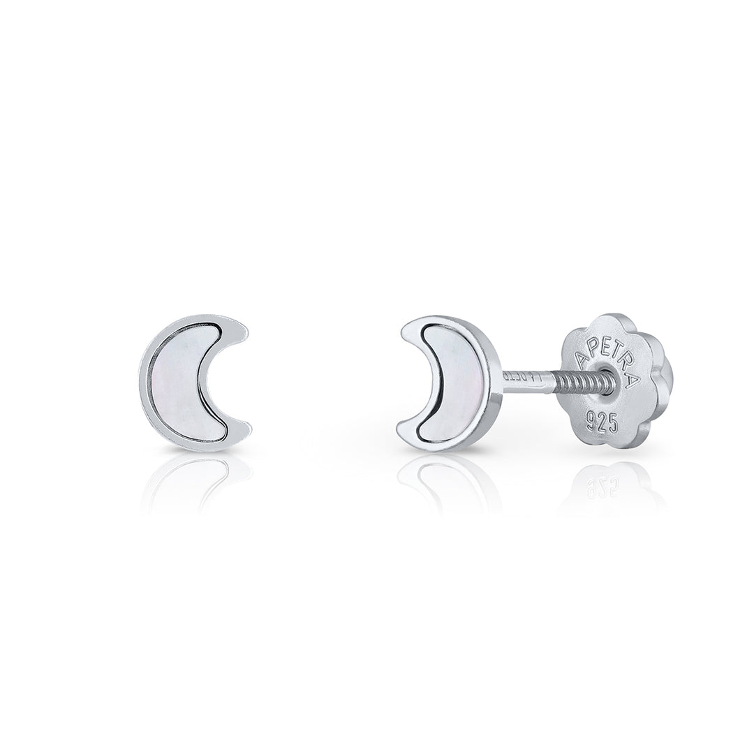 Mini Teenies Collection Earrings - Moon