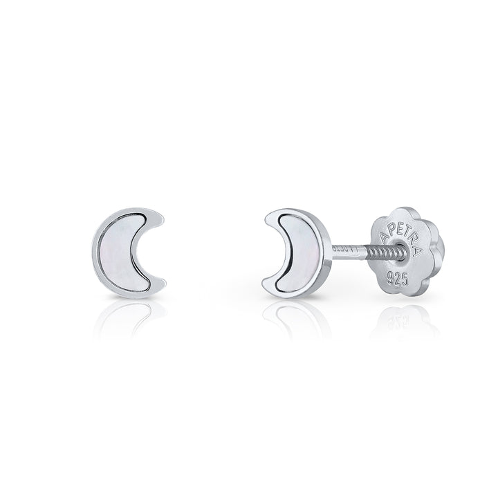 Mini Teenies Collection Earrings - Moon