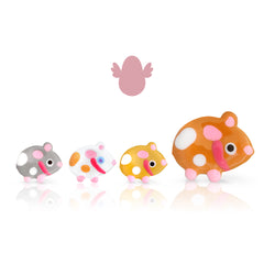 Pendientes Cobaya Cui Cui rosca