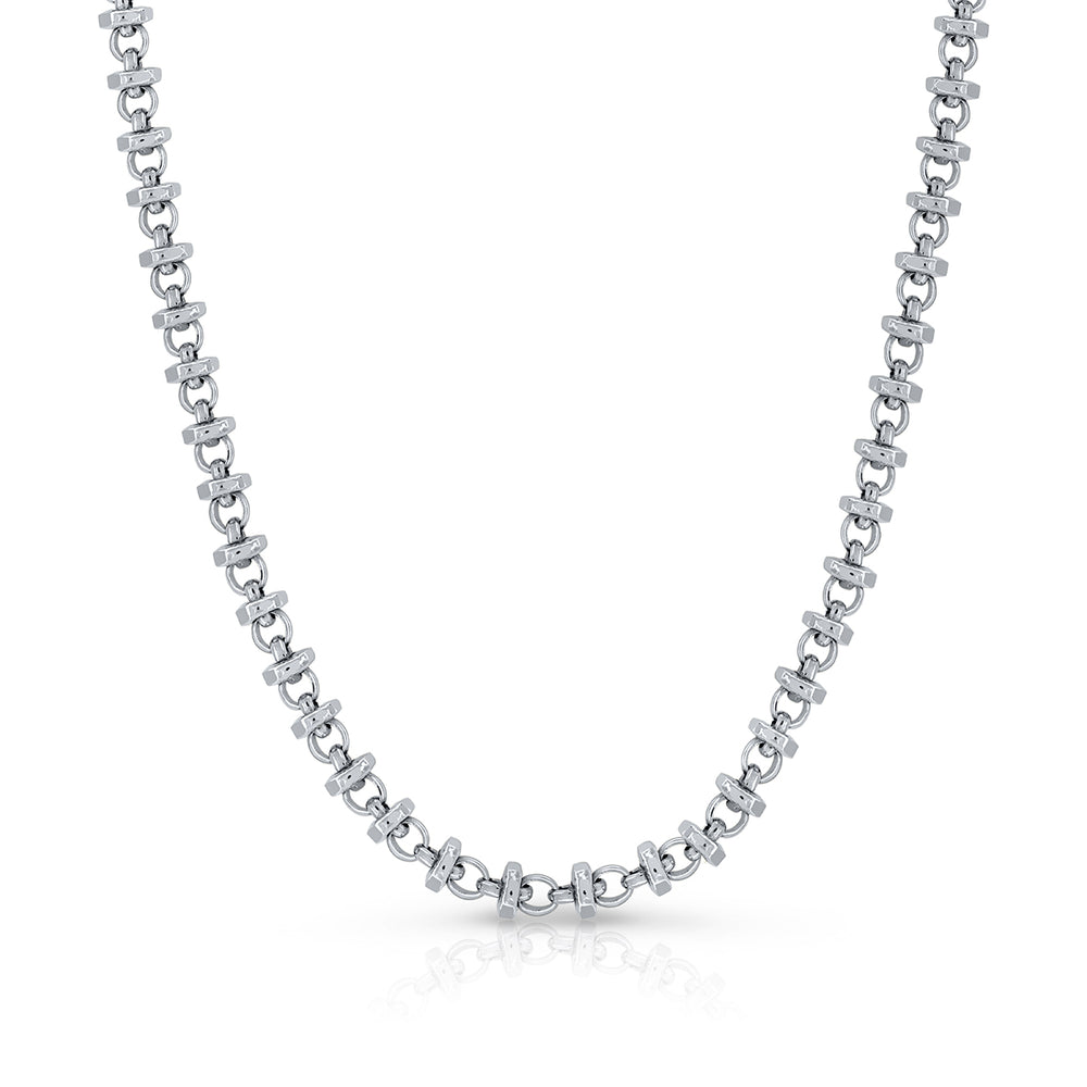 3mm enamel bead necklace
