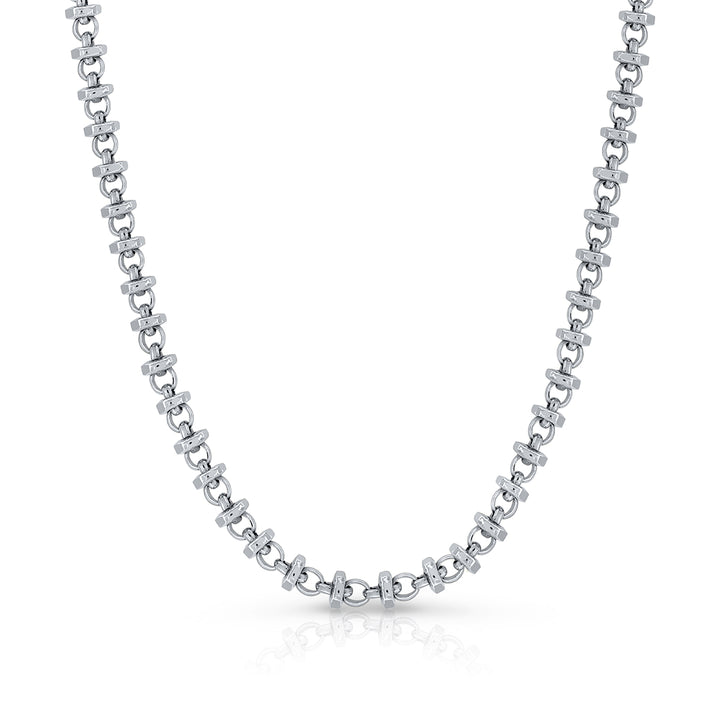 3mm enamel bead necklace