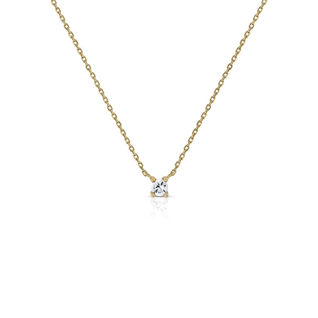 Collar Oro Garrita Brillante A