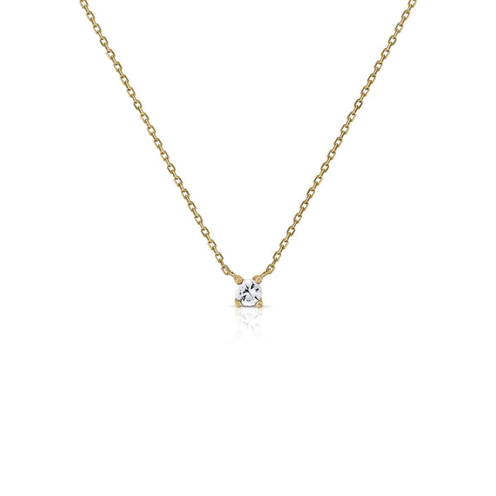 Collar Oro Garrita Brillante A
