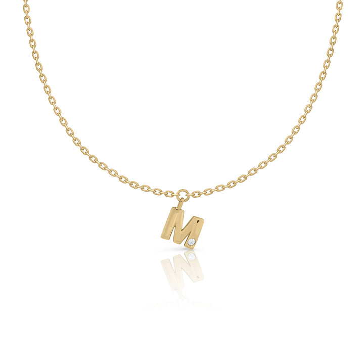 Lilly Letters Gold Necklace