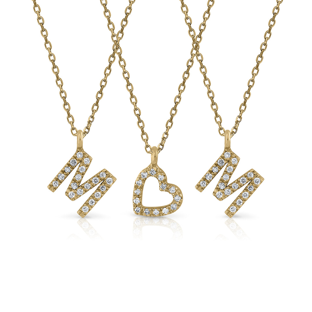 Prime Collection Diamonds Love Heart Necklace