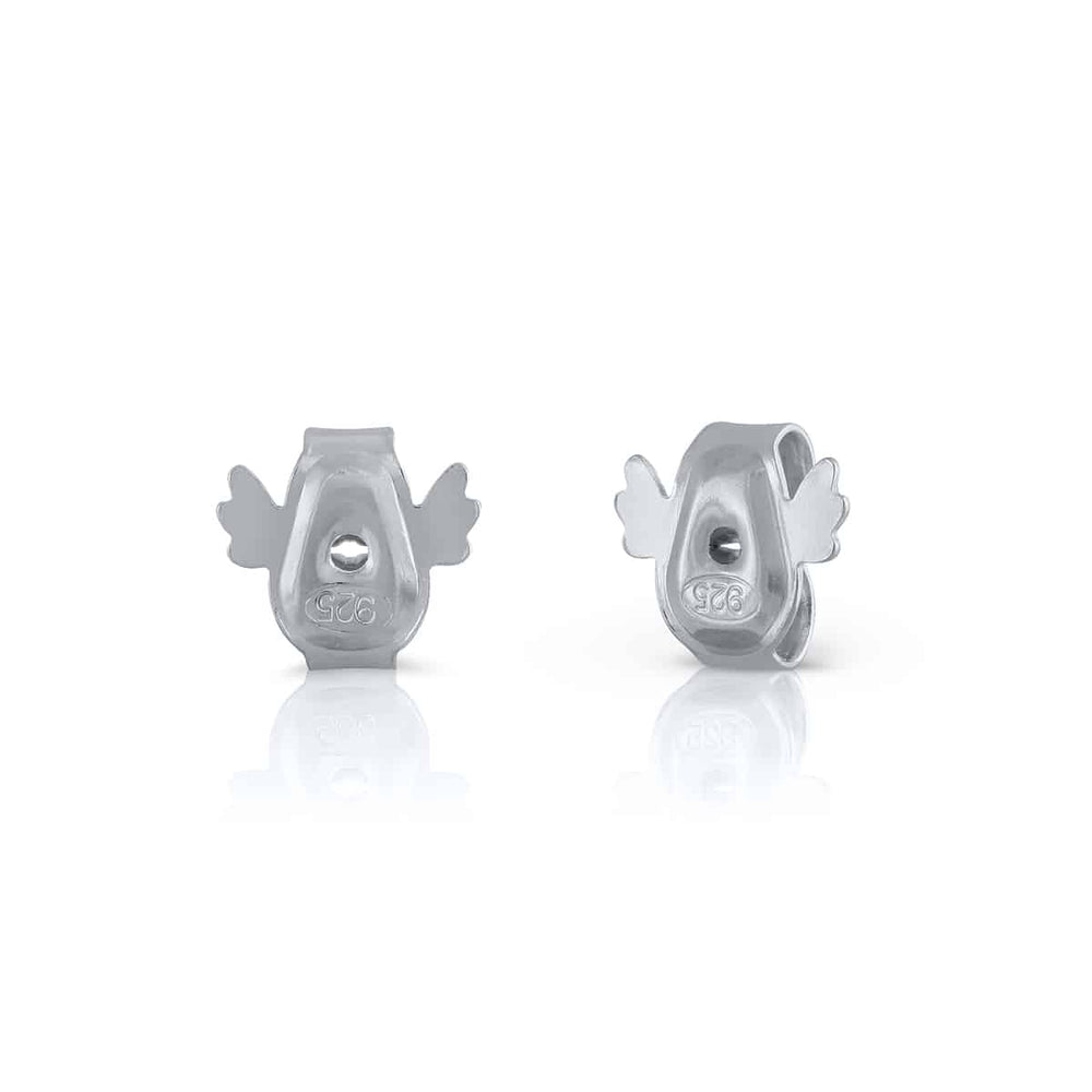 Silver La Petra Screw Back