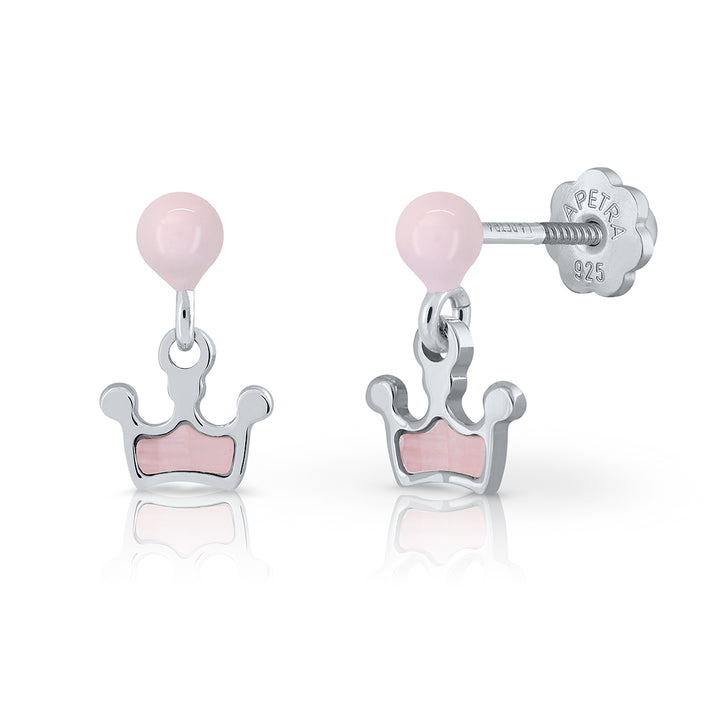 Pendientes Bolitas Teenies corona