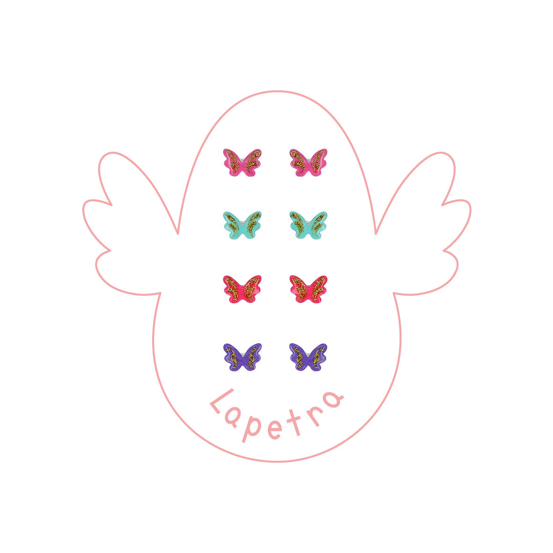 Pendientes Volare Carton Mariposa