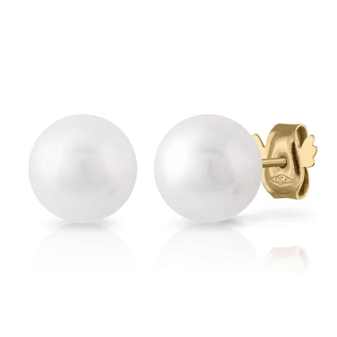 Golden Australian 9-10 Pearl Earring