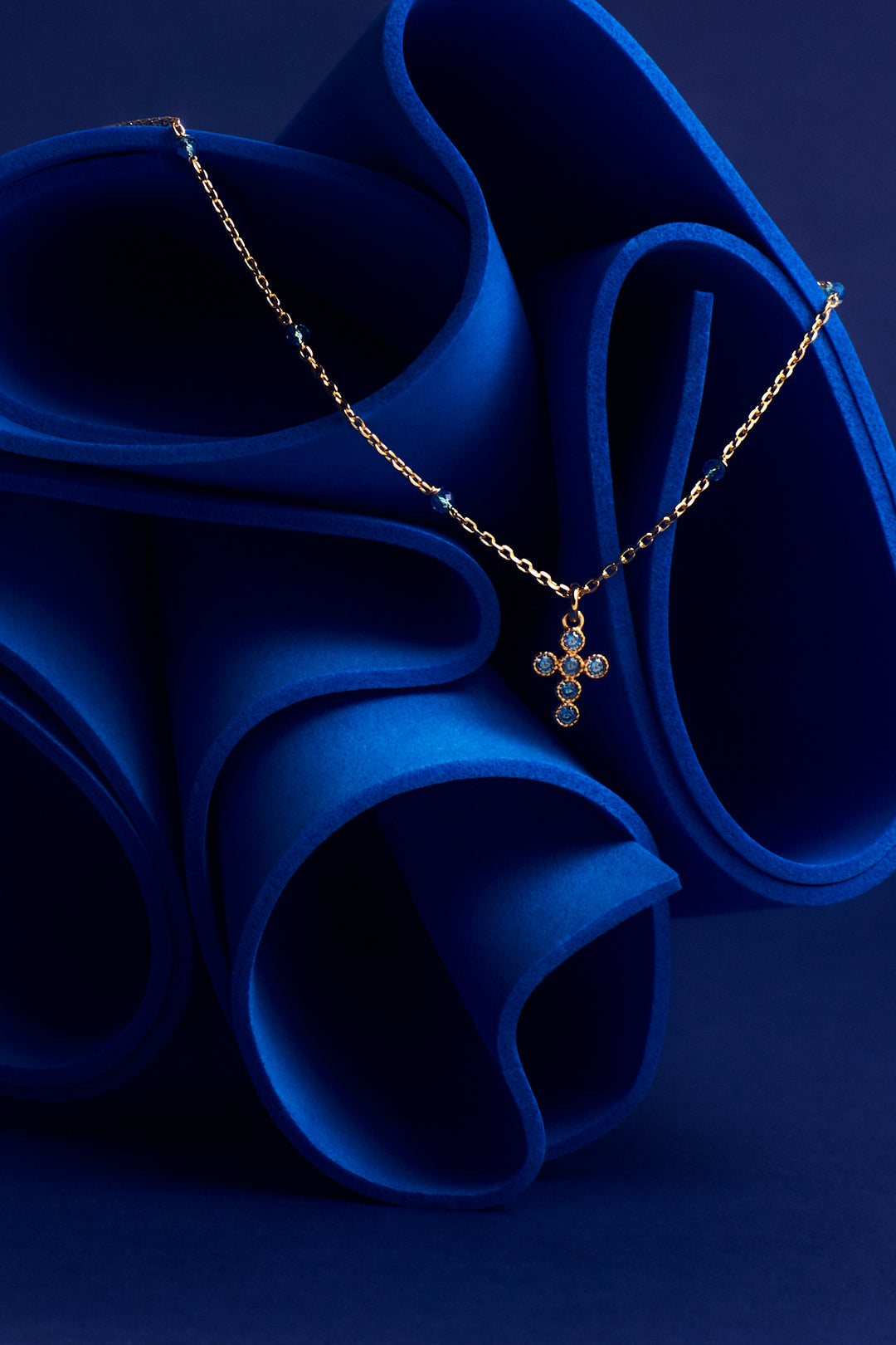 Zirconia Cross Necklace