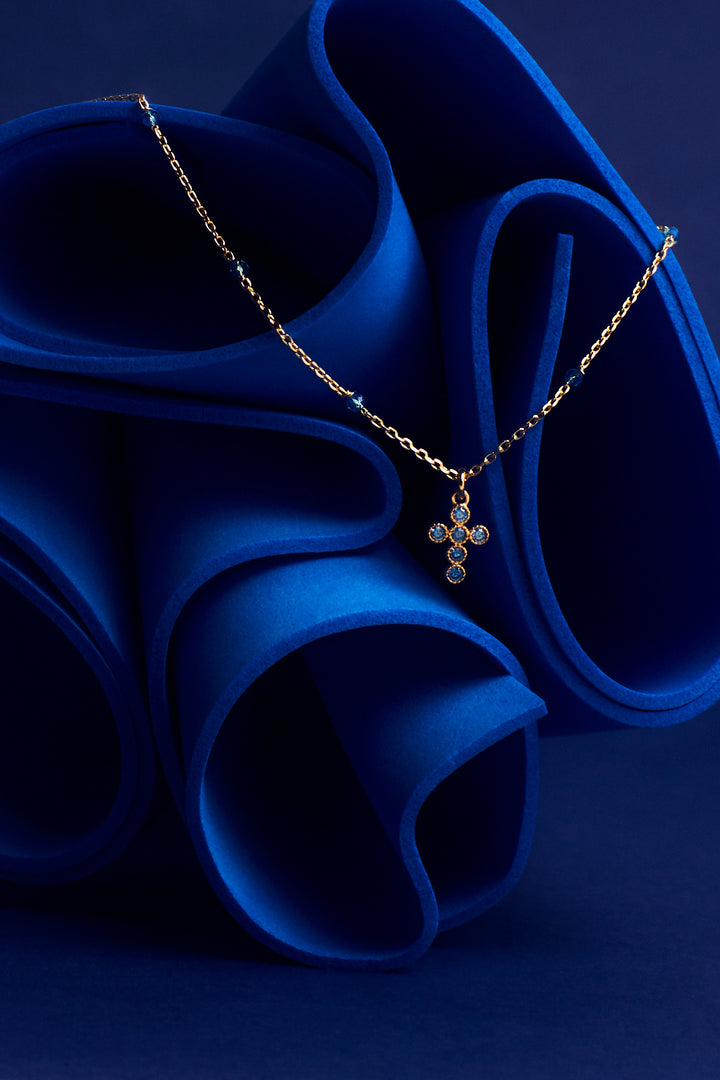 Zirconia Cross Necklace