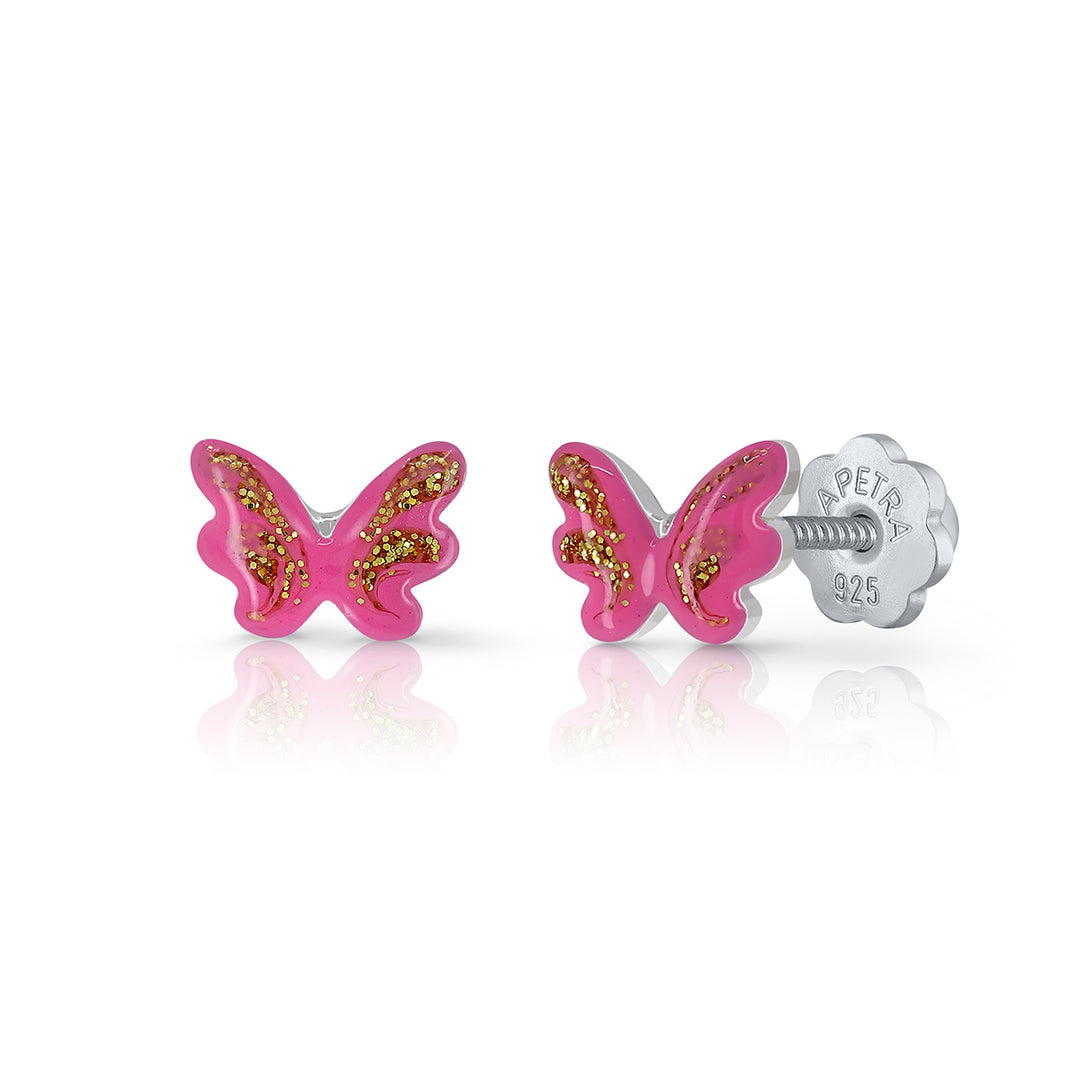 la petra pendiente rosca mariposa volare fucsia