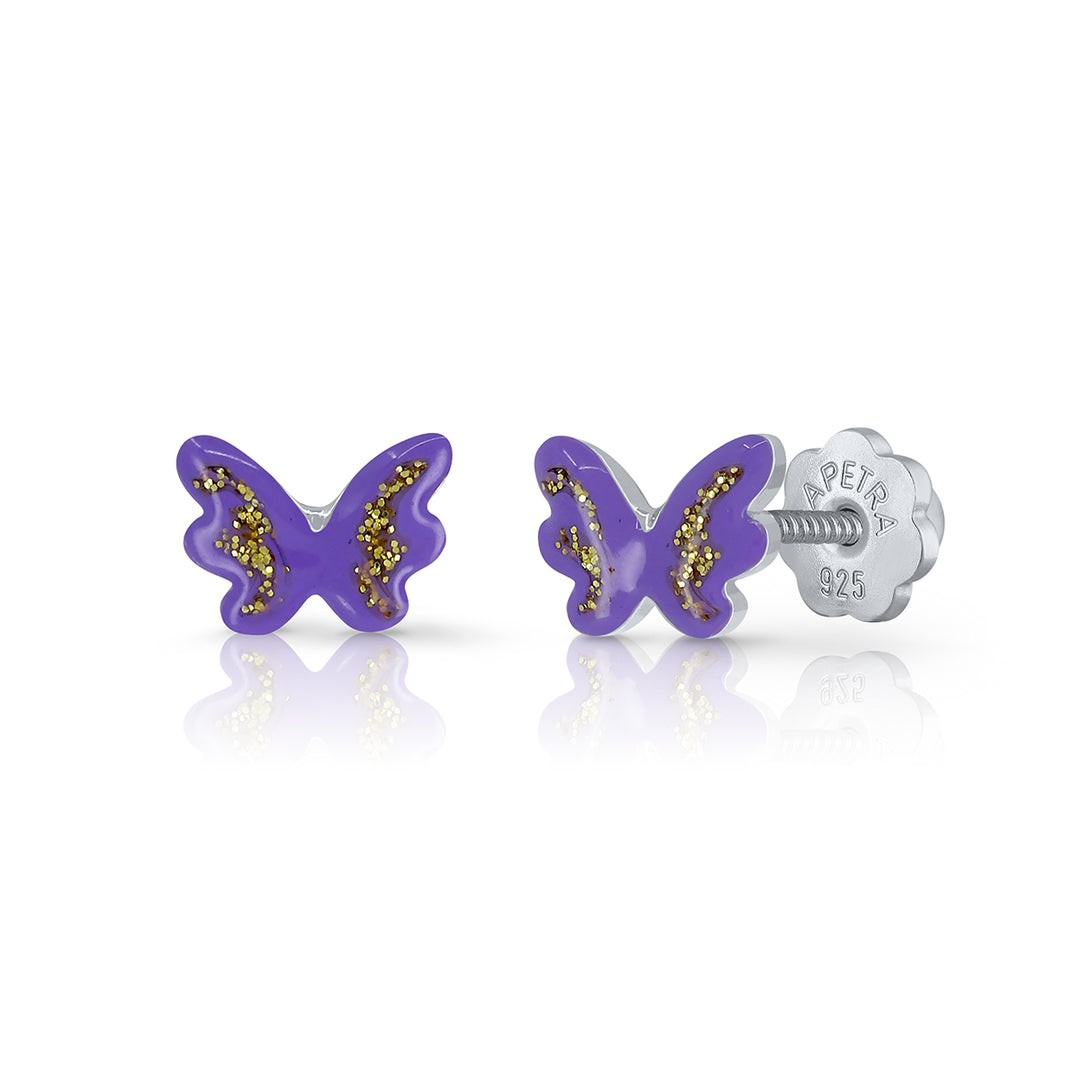 la petra pendiente rosca mariposa volare morado 