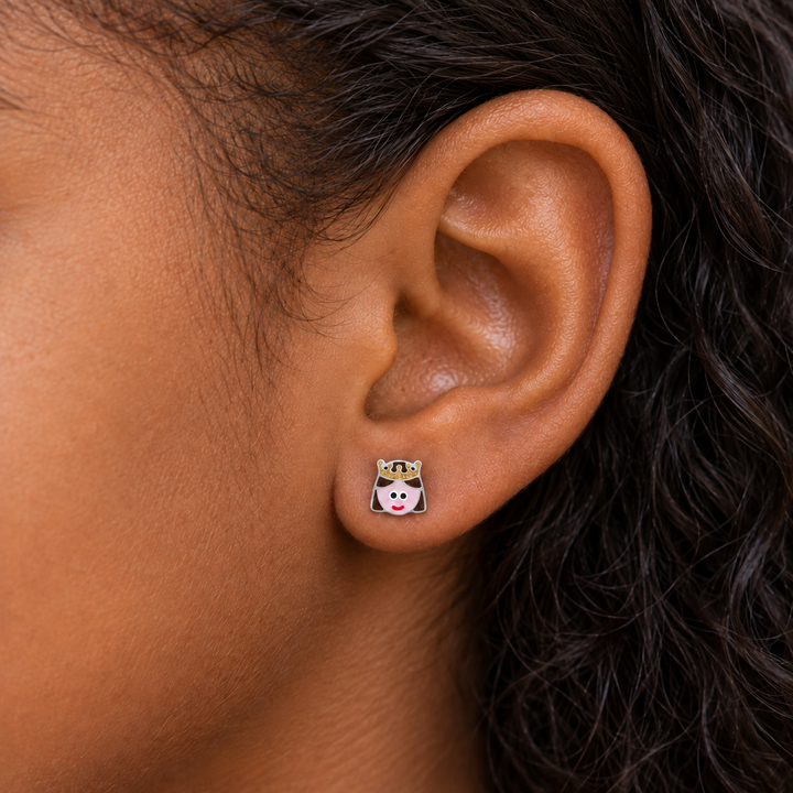Princess Enamel Earrings