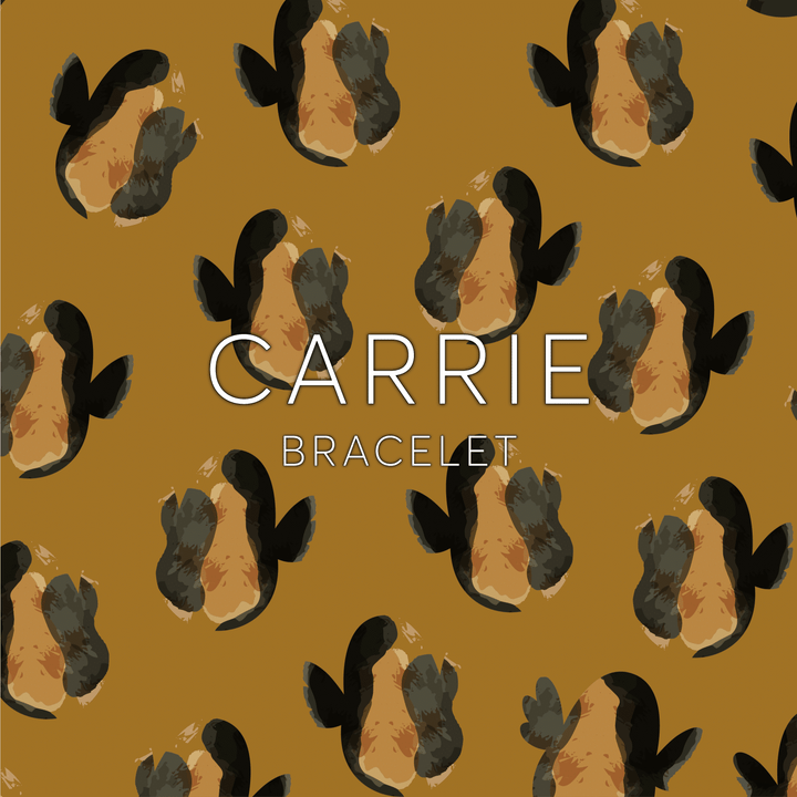 PRE ORDER - Bracelet Carrie Gold Resin Tortoiseshell