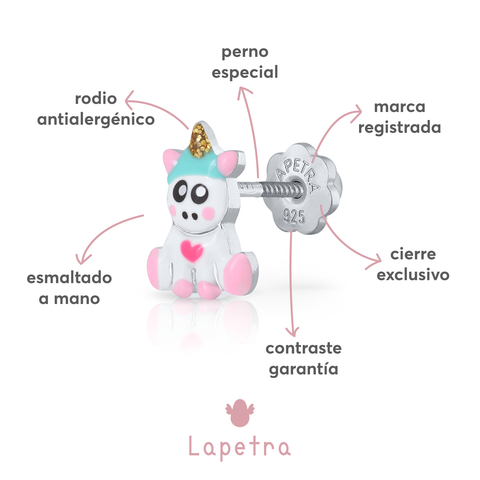 Unicorn Earrings Petrasus Baby